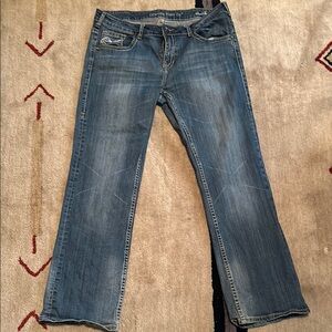 Cowgirl Tuff - Don’t Fence Me In Jeans 34x31